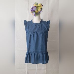 FYVE Smocked Peplum Tank